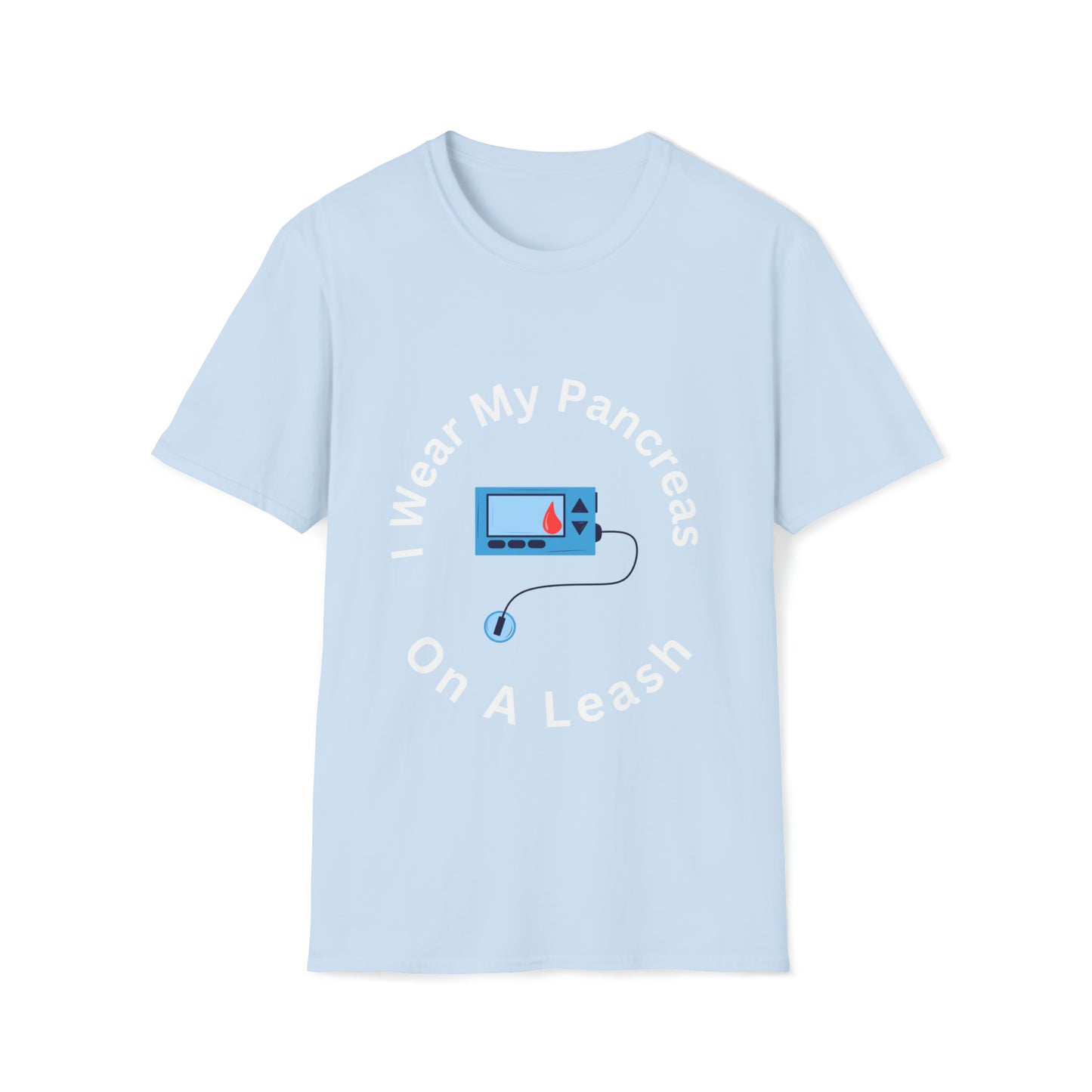 Pancreas on Leash Unisex Softstyle T-Shirt