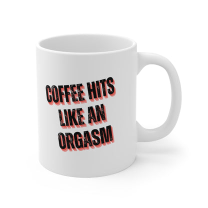 Coffee Hits Ceramic Mug 11oz