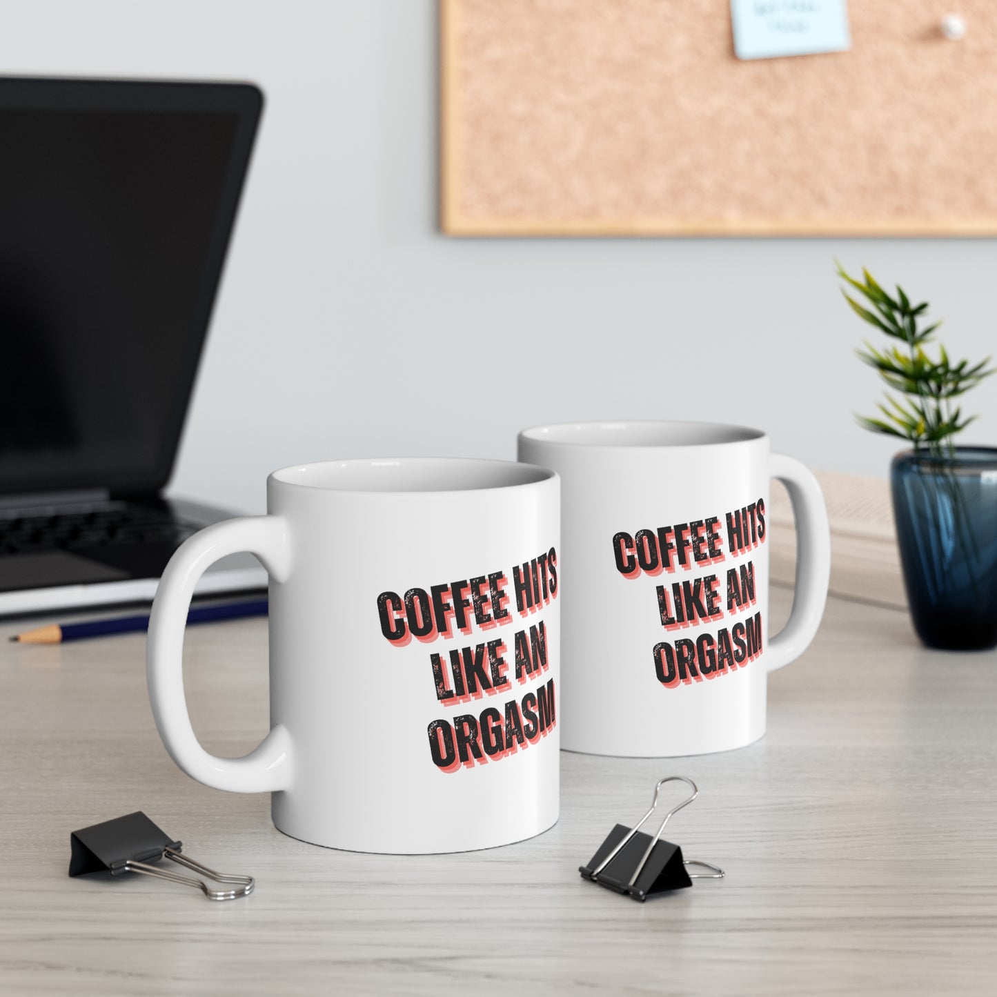 Coffee Hits Ceramic Mug 11oz